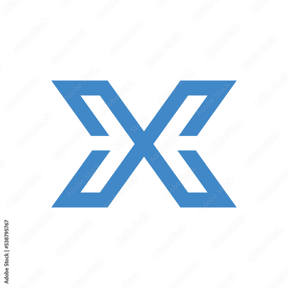 Letter X logo design. Abstract X logo design Letter X logo design. Abstract X logo design