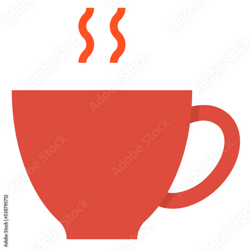 coffee cup flat icon