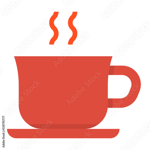 coffee cup flat icon
