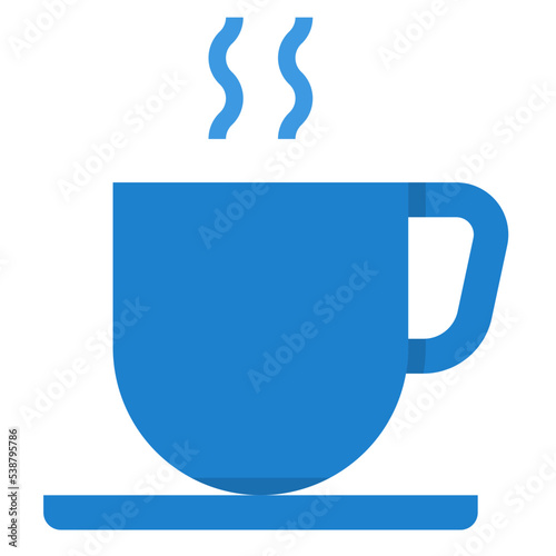 coffee cup flat icon