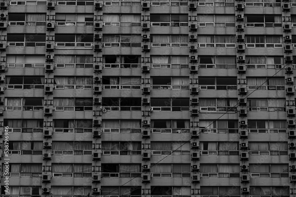 monochrome building