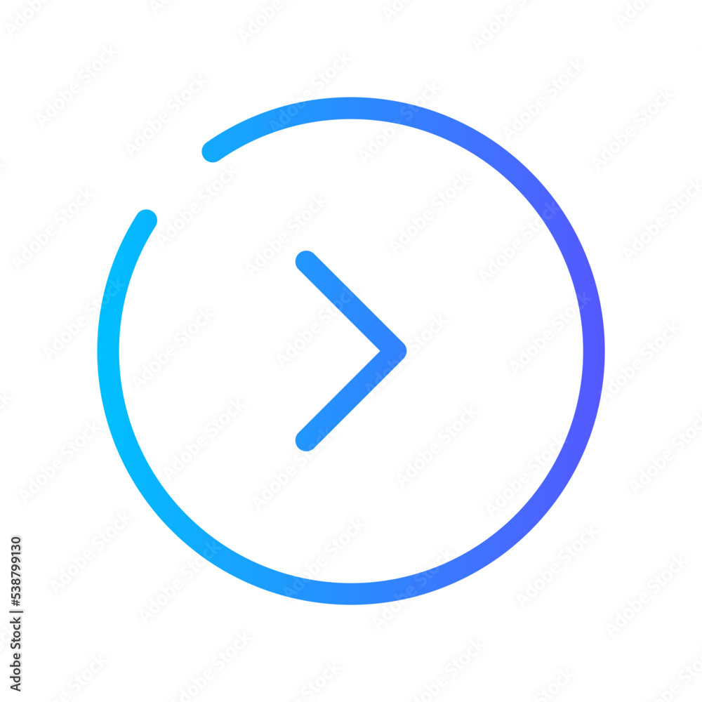 next gradient icon