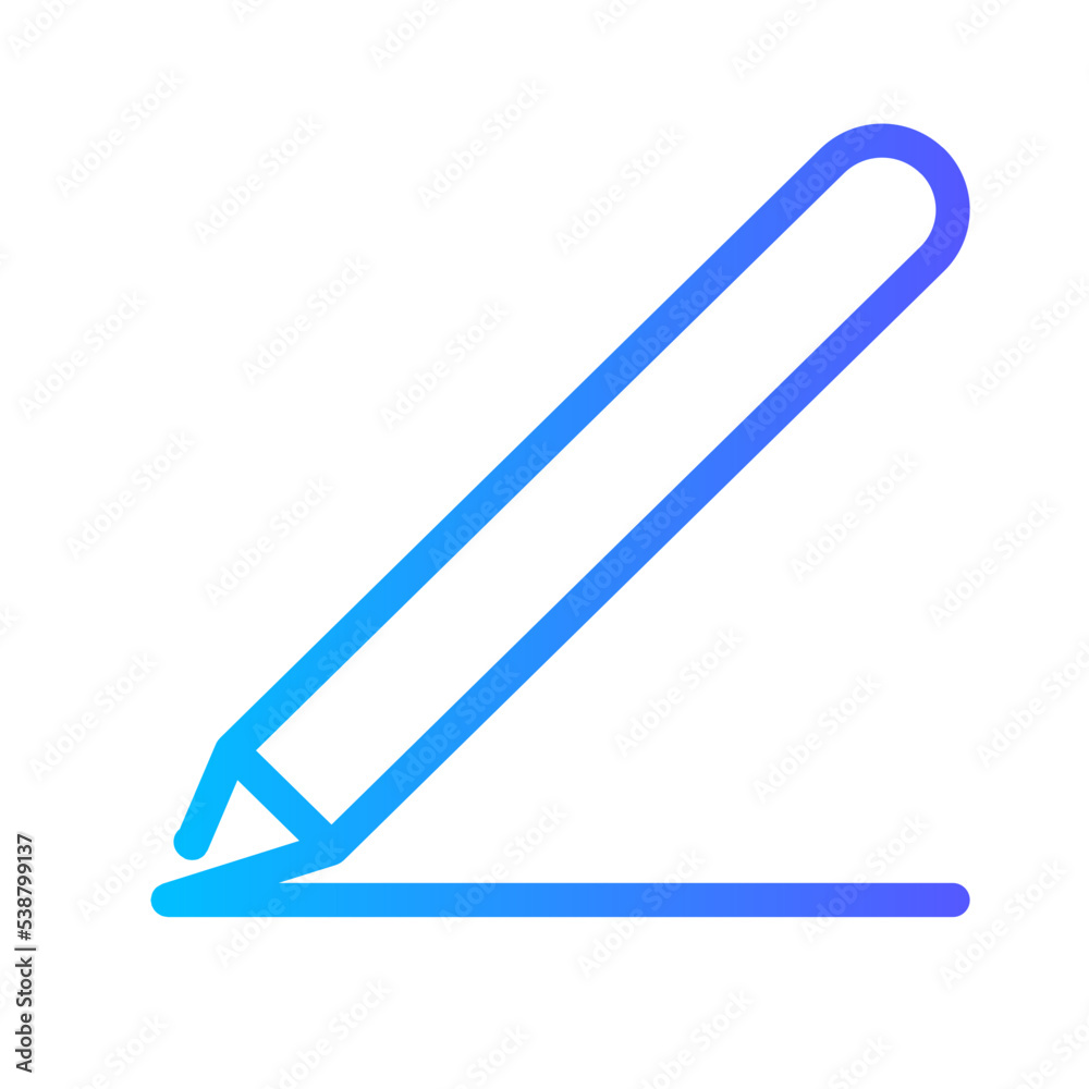 pencil gradient icon pencil gradient icon