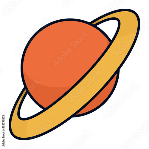 saturn retro pop art