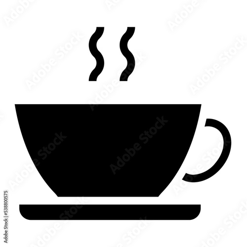 coffee cup glyph icon