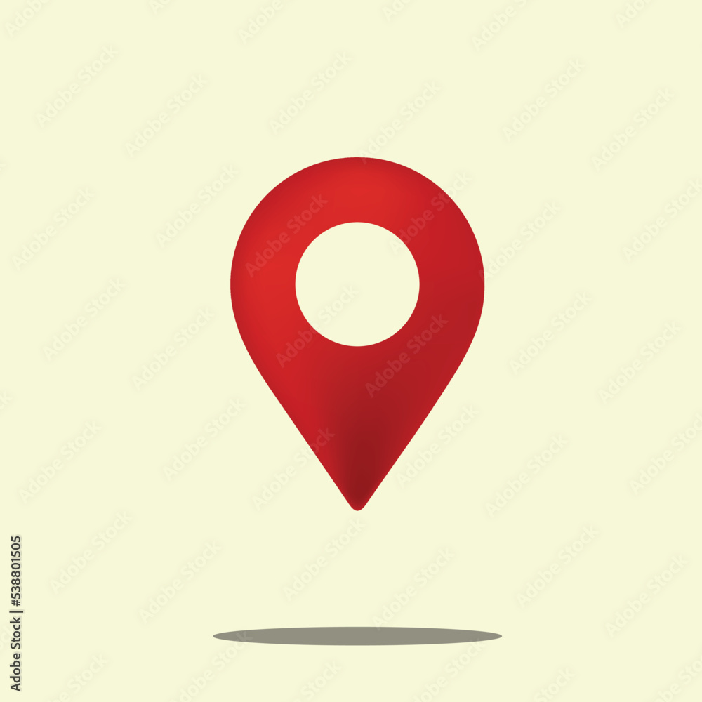 map pointer with pin icon