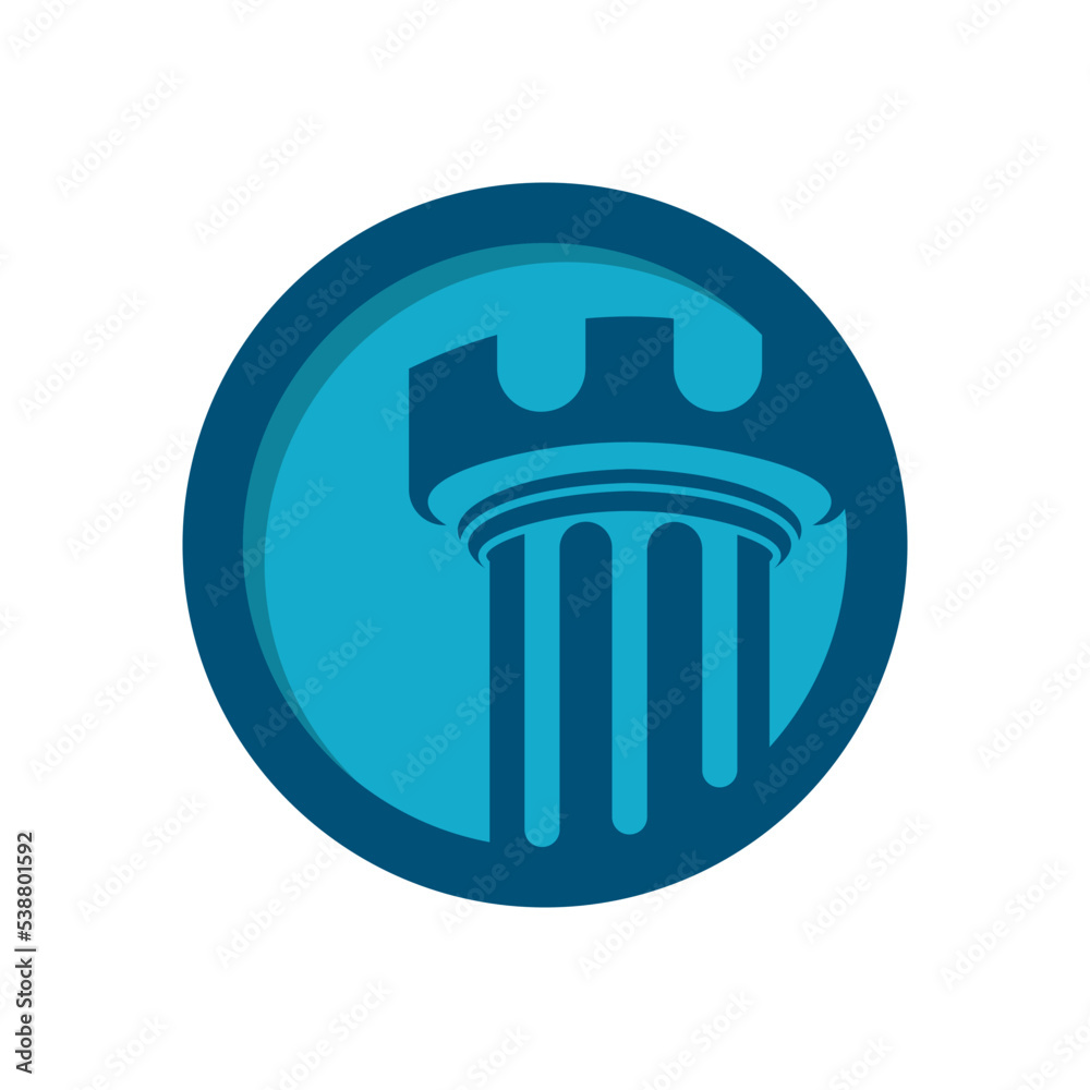 Column logo template vector icon design Column logo template vector icon design