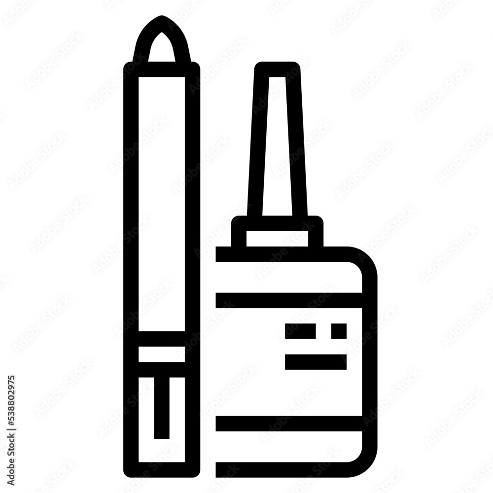 Glue Outline icon