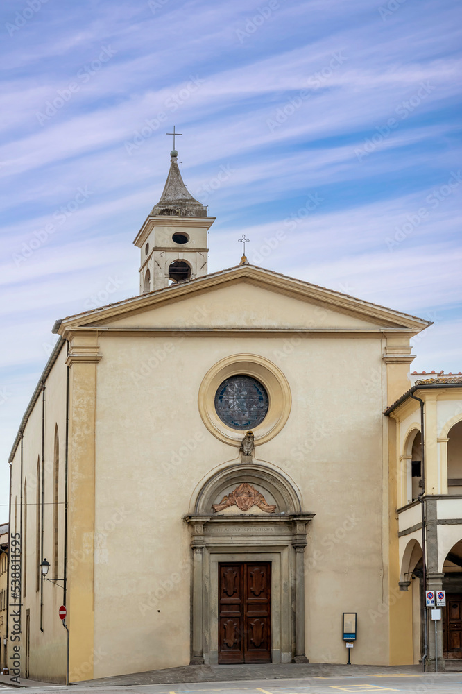 Ancient Collegiate Church of Santa Maria, Figline Valdarno, Florence, Italy