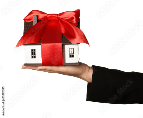 Real estate agent with hous...