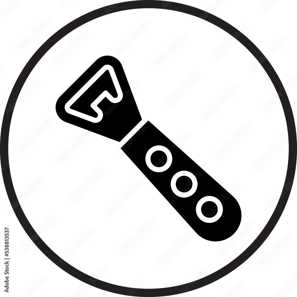 Bottle Opener Icon Style Bottle Opener Icon Style