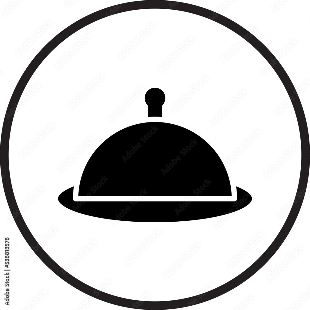 Obraz premium Platter Icon Style