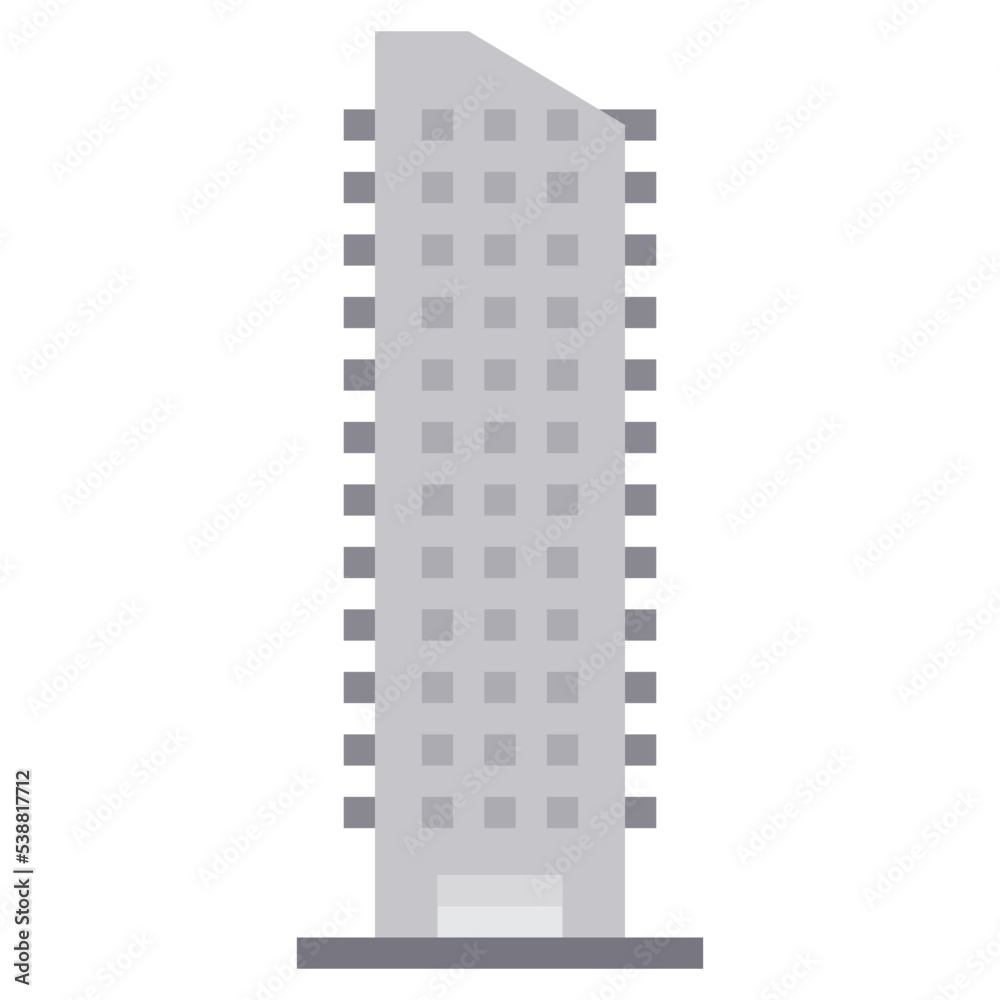 skyscraper flat icon skyscraper flat icon