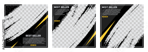 Best seller banner design template