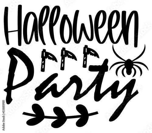 Halloween Party  Halloween Pumpkin SVG Design  T-Shirt Design  SVG Bundle
