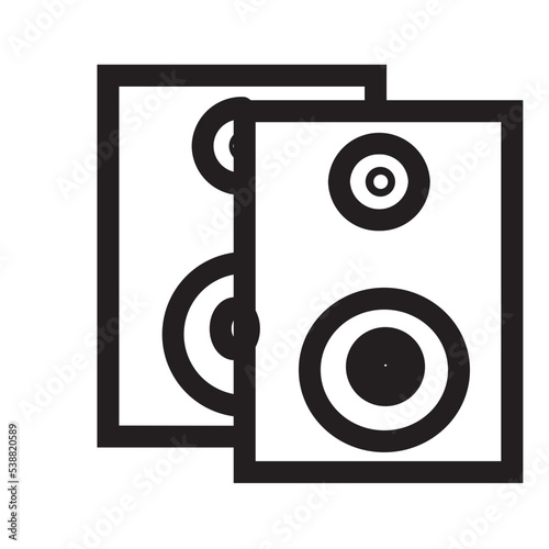 audio loudspeaker multimedia music sound speaker speakerm icon