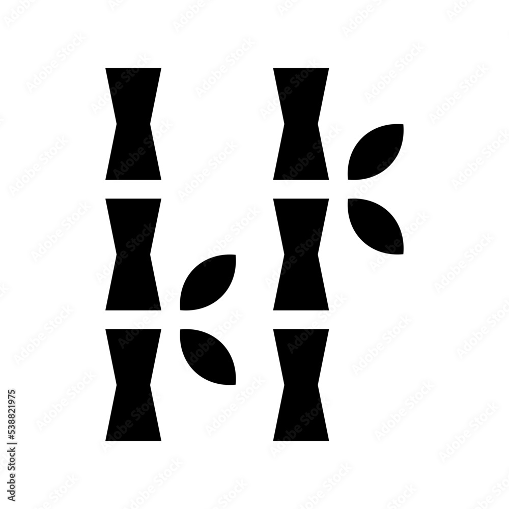 Bamboo Sticks Vector Icon Bamboo Sticks Vector Icon