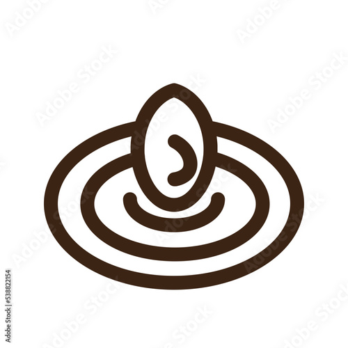 bathing beauty drop sea spa water icon