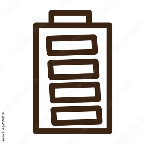 battery cell electric lithium rechargeable icon