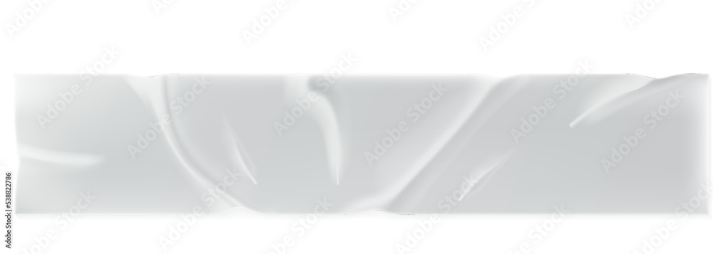 Fototapeta premium Glued paper wrinkled