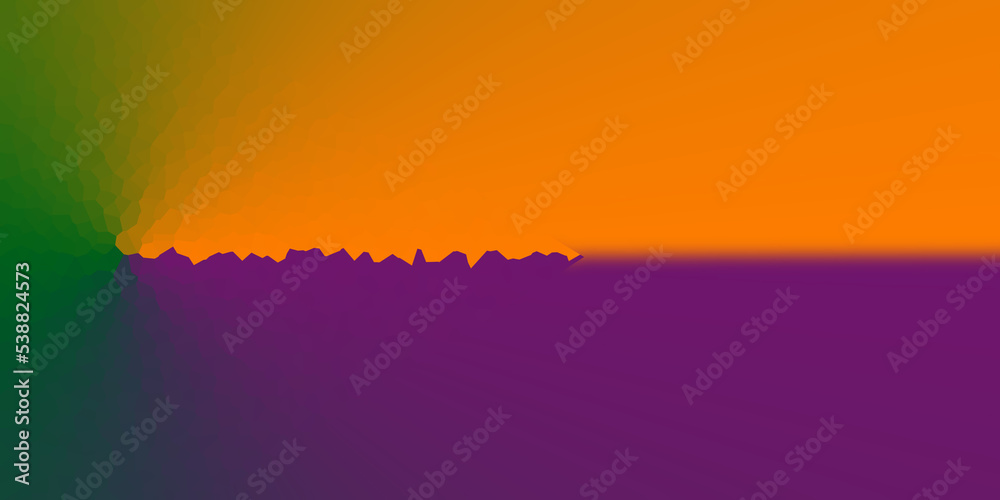 Colorful abstract wide banner background, modern corporate concept.
