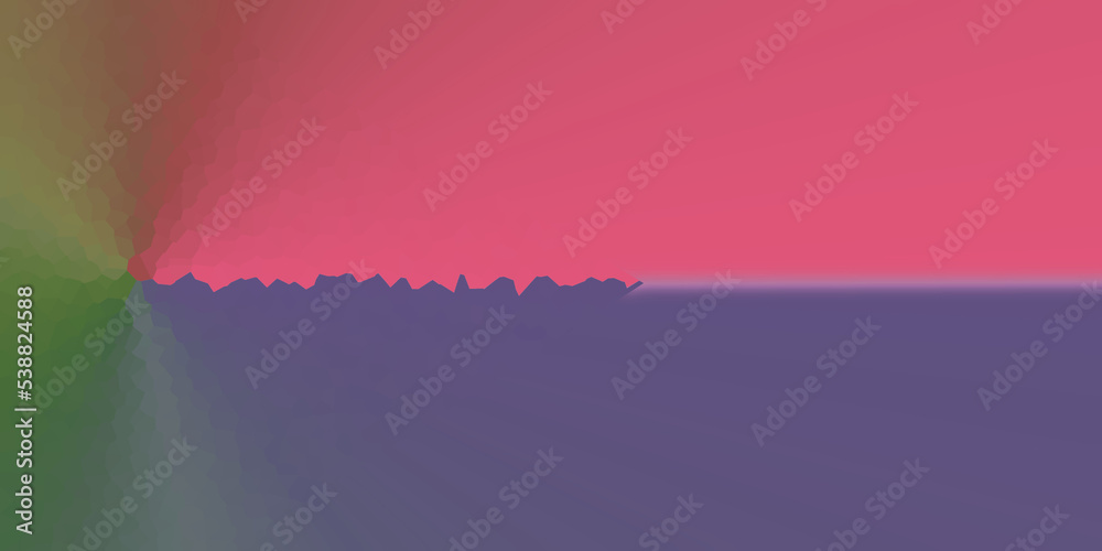 Colorful abstract wide banner background, modern corporate concept.