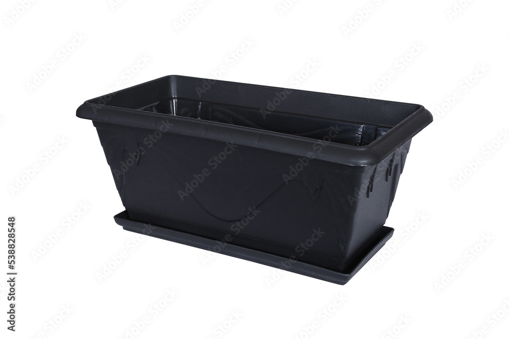 black plastic pot black plastic pot