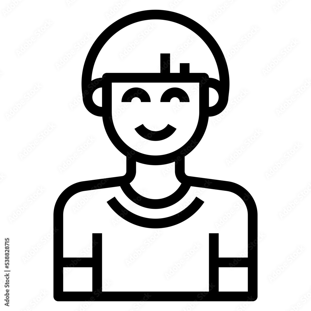 avatar outline icon