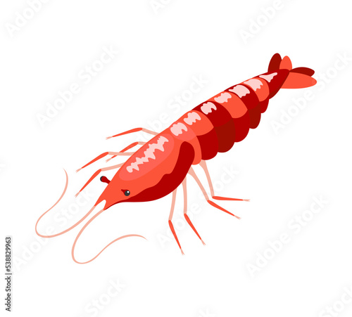 Langoustine Isometric Icon