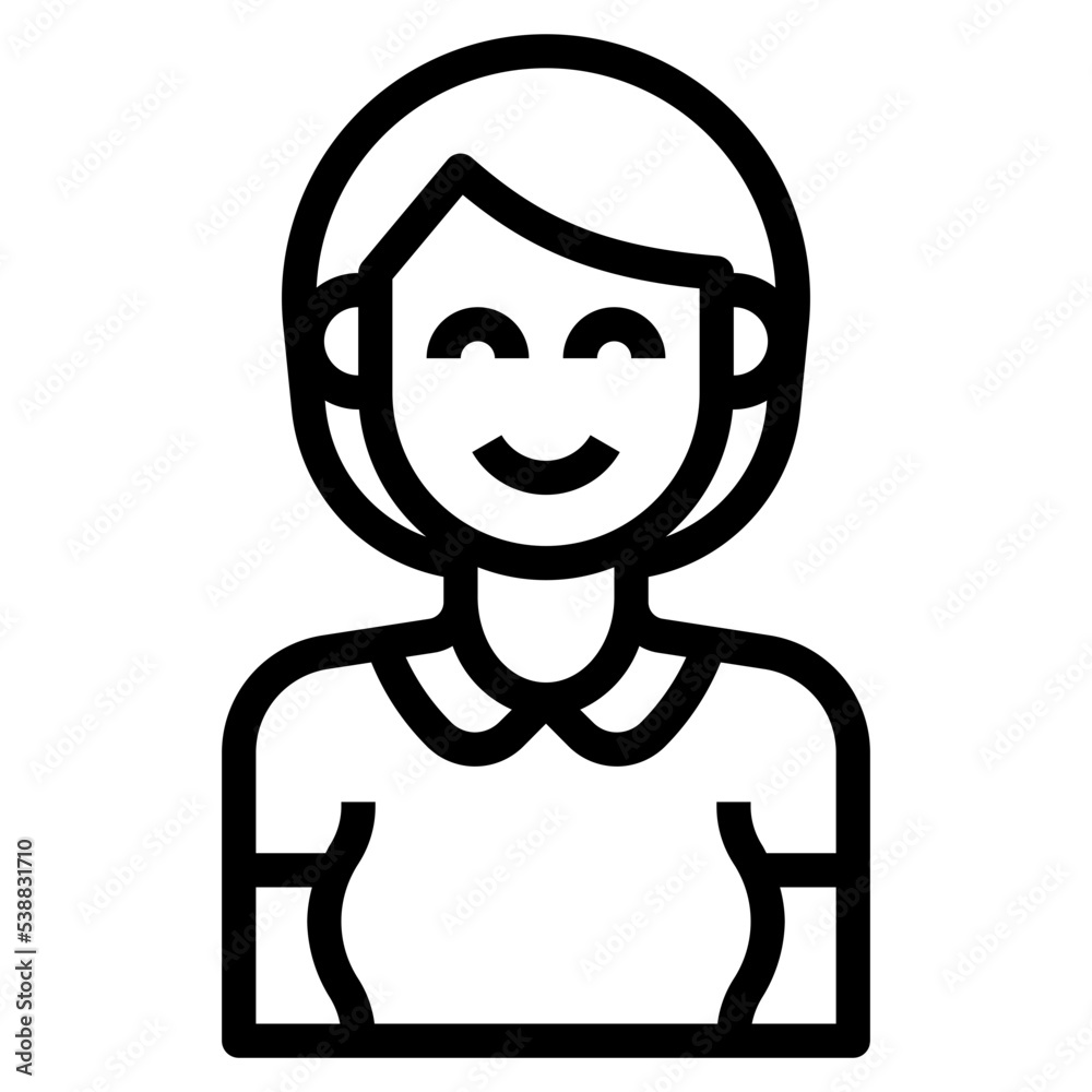 avatar outline icon