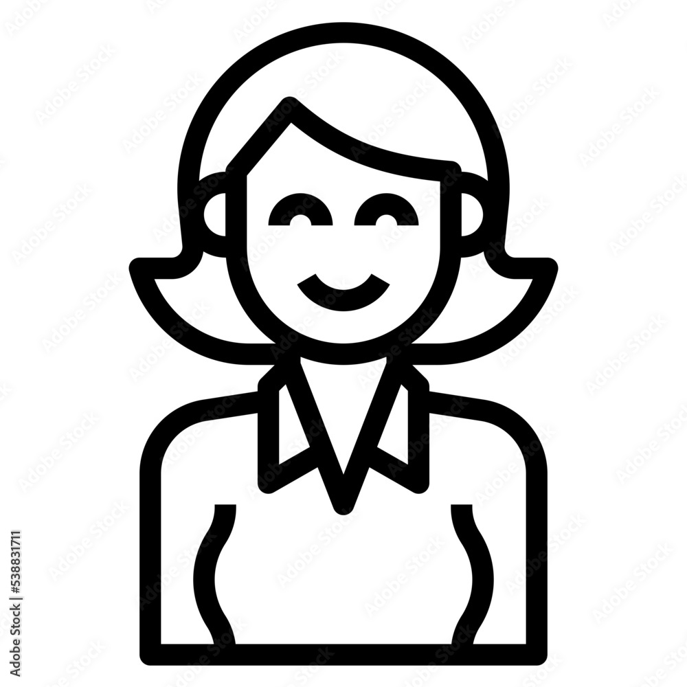 avatar outline icon