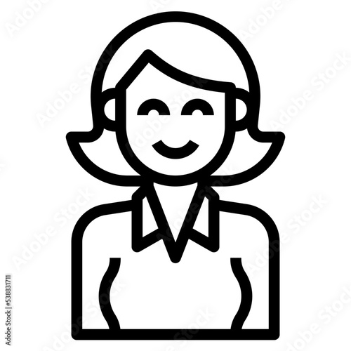 avatar outline icon