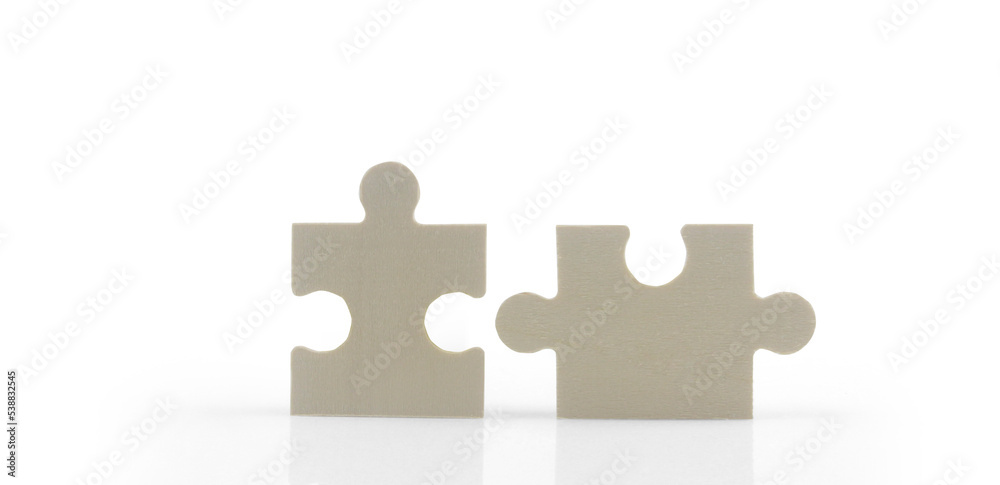 Connecting jigsaw puzzle Business solutions success Connecting jigsaw puzzle Business solutions success