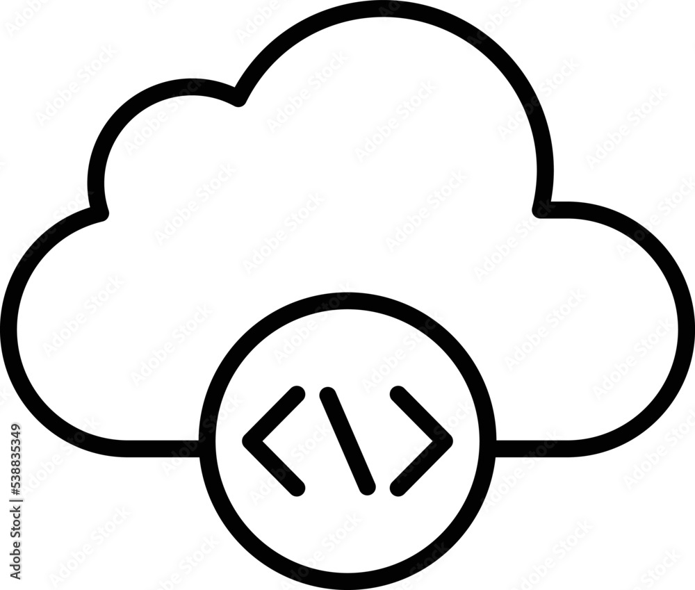 Coding Cloud Vector icon which is suitable for commercial work and easily modify or edit it
Coding Cloud Vector icon which is suitable for commercial work and easily modify or edit it
