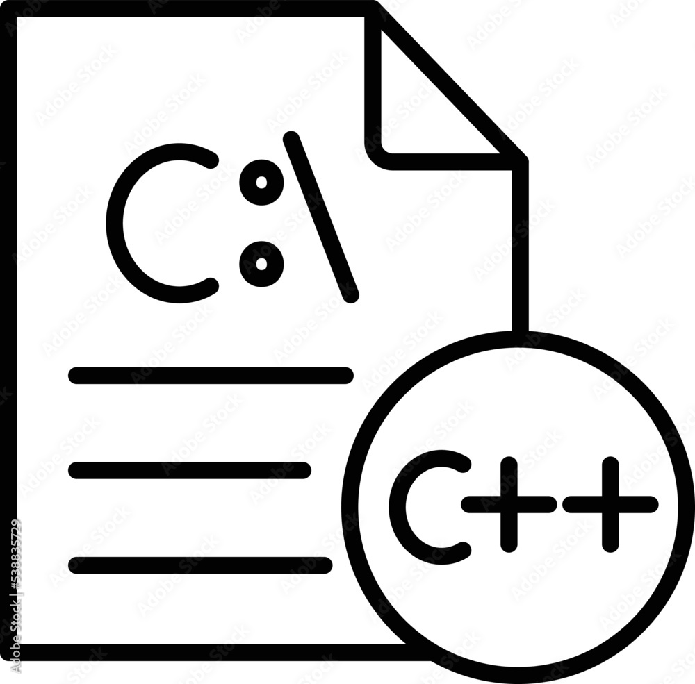 C++ document Vector icon which is suitable for commercial work and easily modify or edit it
C++ document Vector icon which is suitable for commercial work and easily modify or edit it