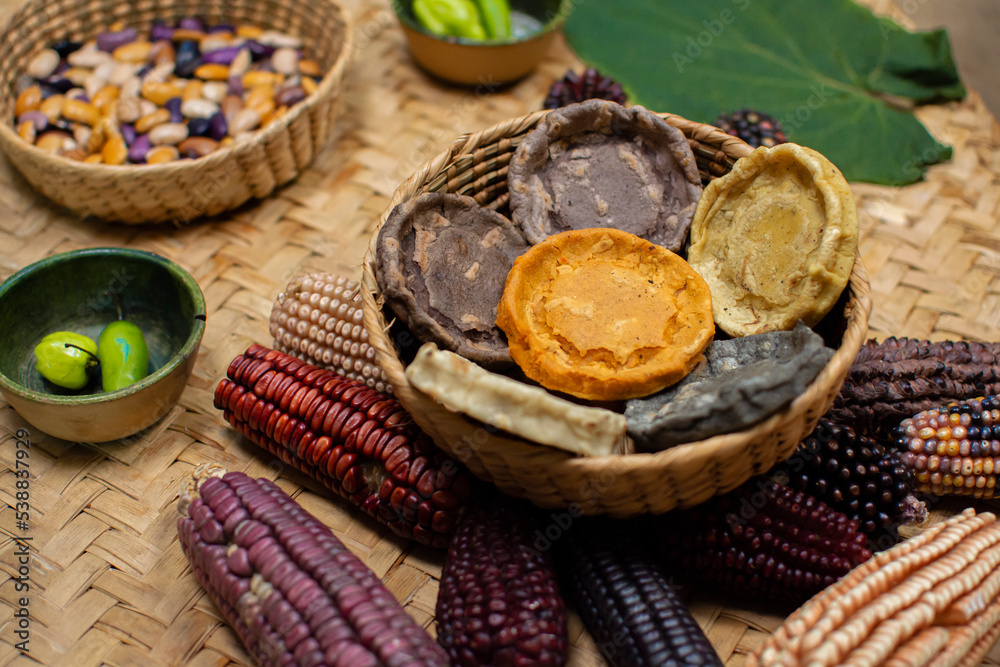 Traditional Mexican food and ingredients Traditional Mexican food and ingredients