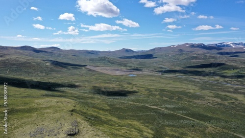 plateau et montagne au centre de la Norvège Hardangervidda 