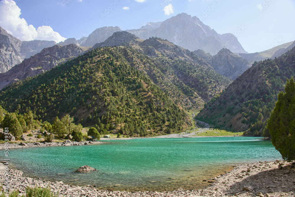 The beautiful Chukurak Lakes, Fann Mountains, Tajikistan