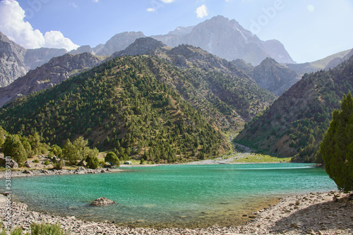 The beautiful Chukurak Lakes, Fann Mountains, Tajikistan © raquelm.
