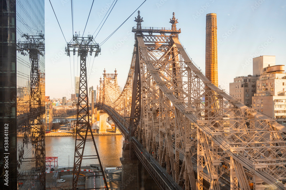 USA, New York, New York City, Queensboro Bridge at dusk USA, New York, New York City, Queensboro Bridge at dusk
