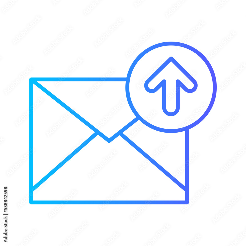 email gradient icon