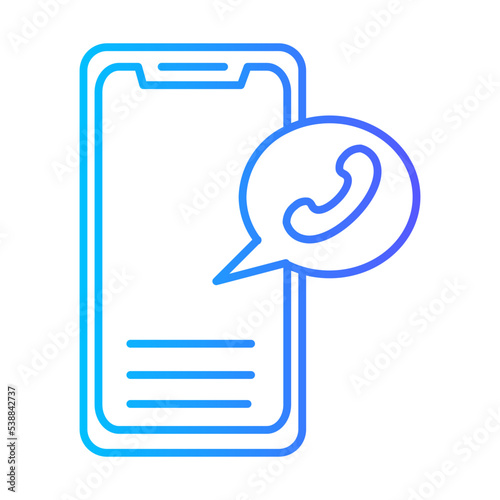 whatsapp gradient icon
