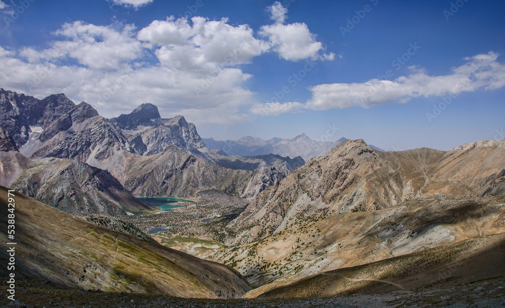 Trekking to the beautiful Kulikalon Lakes, Fann Mountains, Tajikistan