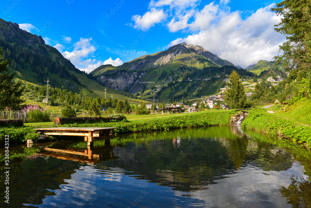 Stuben am Arlberg im österreichischen Bundesland Vorarlberg