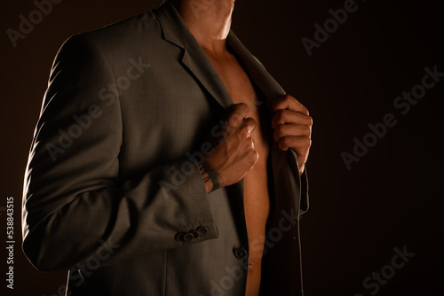 Close up of man with a suit