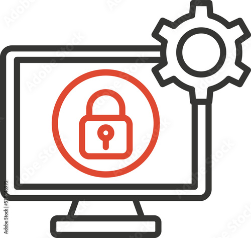 Security lock Vector icon which is suitable for commercial work and easily modify or edit it
