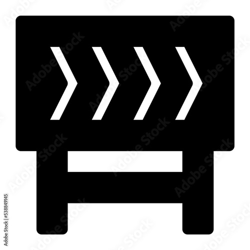 Barrier Vector Icon 