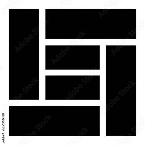Brick Layout Vector Icon