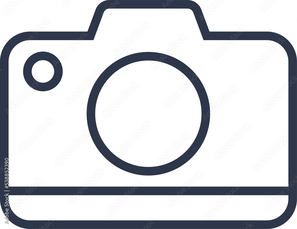 Camera line icon in grey colors. Photo signs for apps or website interface. Camera line icon in grey colors. Photo signs for apps or website interface.
