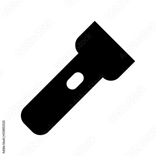 Torch Flat Vector  Icon